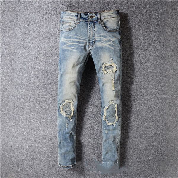 men's jeans classic printed embroidery designer mens jeans motorcycle hole luxury denim men's fashion street wear men pants, Blue
men's jeans classic printed embroidery designer mens jeans motorcycle hole luxury denim men's fashion street wear men pants, Blue