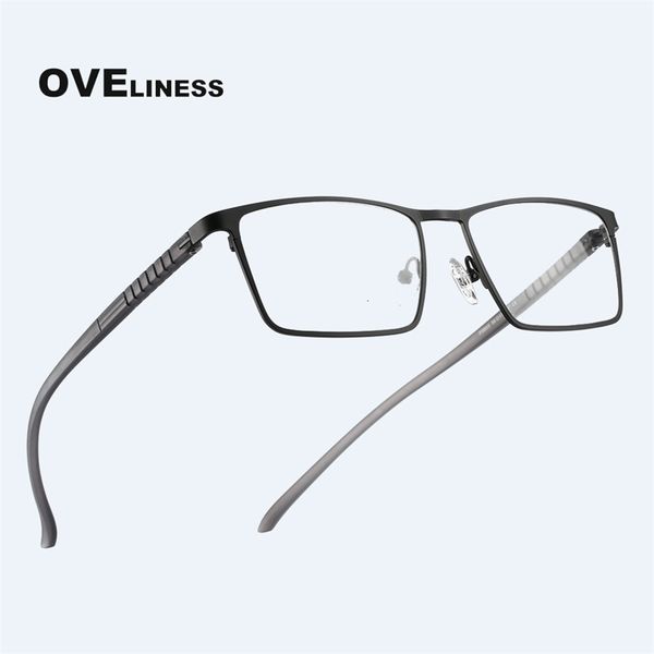 2020 titanium alloy eyeglasses glasses frame men optical fashion square eyewear frames myopia prescription male metal full glass t200428, Silver
2020 titanium alloy eyeglasses glasses frame men optical fashion square eyewear frames myopia prescription male metal full glass t200428, Silver