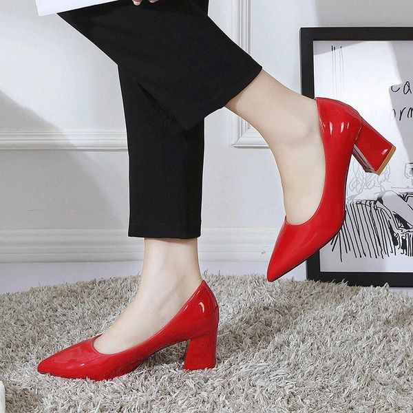 spring candy color high heels square heeled pumps patent leather dress shoes patent leather boat shoes woman black pump 6870 #f083
spring candy color high heels square heeled pumps patent leather dress shoes patent leather boat shoes woman black pump 6870 #f083