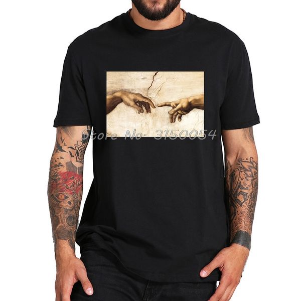 sport fashion tshirt men creation of adam's hand t-shirt funny t shirt male summer cotton o-neck tees streetwear harajuku
sport fashion tshirt men creation of adam's hand t-shirt funny t shirt male summer cotton o-neck tees streetwear harajuku