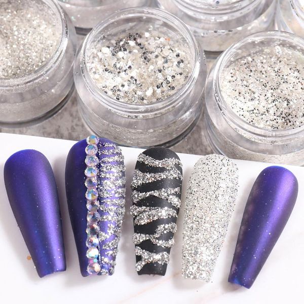 nail glitter art pearlescent gradient silver all-match classic sequins powder shimmer gel polish flakes for pigment, Silver;gold
nail glitter art pearlescent gradient silver all-match classic sequins powder shimmer gel polish flakes for pigment, Silver;gold