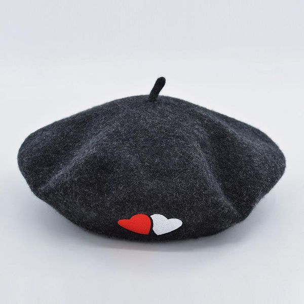 cokk boina feminina embroidered heart wool beret autumn winter hats for women artist painter beret flat cap gorras warm beanie swy sqcglt, Blue;gray
cokk boina feminina embroidered heart wool beret autumn winter hats for women artist painter beret flat cap gorras warm beanie swy sqcglt, Blue;gray