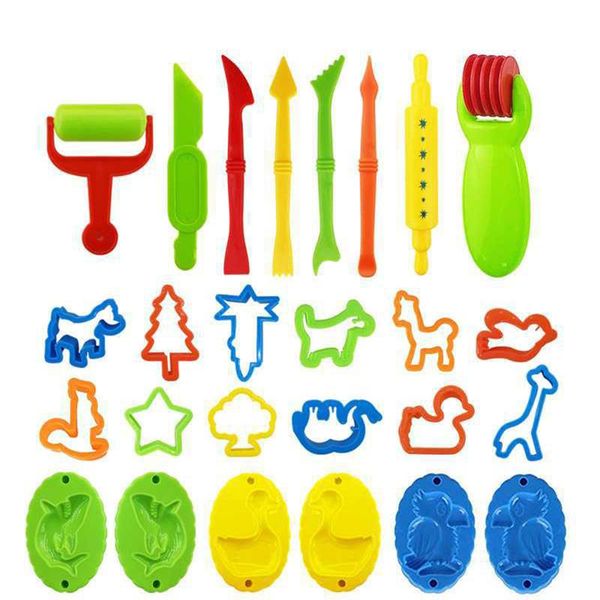 26pcs diy plasticine mold modeling clay kit plastic play dough tools set cutters moulds toy for children bbydlo
26pcs diy plasticine mold modeling clay kit plastic play dough tools set cutters moulds toy for children bbydlo