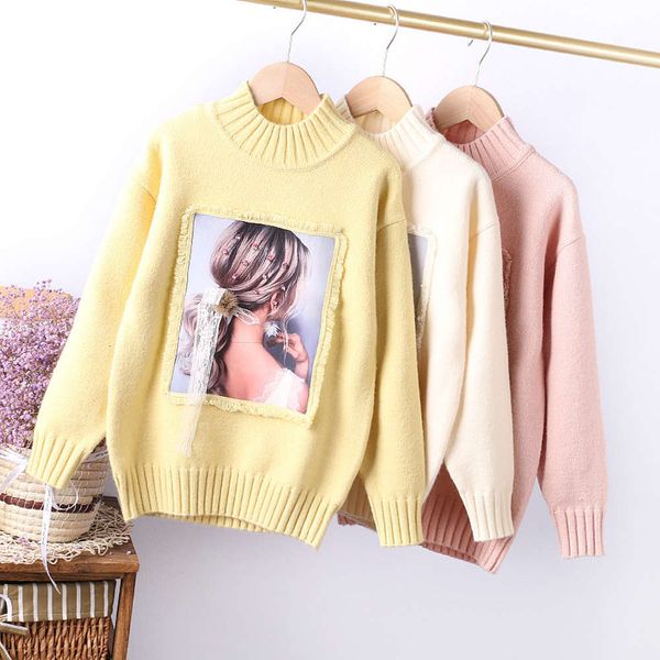 2020 winter new girl's drs foreign sle lace bow children's girls cashmere sweater 10-16 years old, Blue
2020 winter new girl's drs foreign sle lace bow children's girls cashmere sweater 10-16 years old, Blue