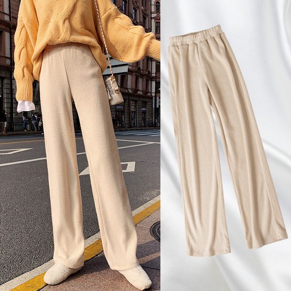 2021 new female breeches of large standing straight hung wide leg loose empire waist strap autumn pants x9hw, Black;white
2021 new female breeches of large standing straight hung wide leg loose empire waist strap autumn pants x9hw, Black;white