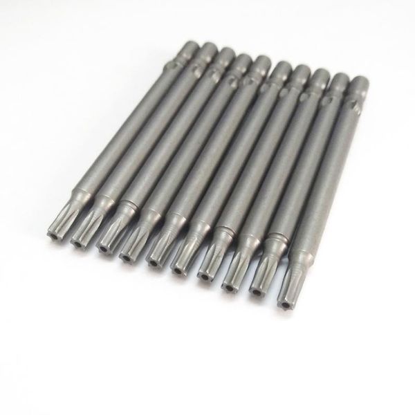 10pcs 800 4mm round shank electric magnetic torx screwdriver bit t8/t10/t15 with hole for dc screw driver hand tool 60mm length
10pcs 800 4mm round shank electric magnetic torx screwdriver bit t8/t10/t15 with hole for dc screw driver hand tool 60mm length