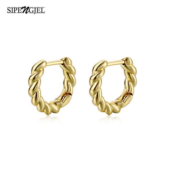 Fashion Spiral Round Earrings Simple Geometric Hoop Earing for women Party Bridal Gift jewelry 2021 trend, Golden;silver
Fashion Spiral Round Earrings Simple Geometric Hoop Earing for women Party Bridal Gift jewelry 2021 trend, Golden;silver