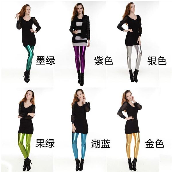 fashion selling summer womens slim shining legging faux leather mid waist ankle length trousers drop shipping, Black
fashion selling summer womens slim shining legging faux leather mid waist ankle length trousers drop shipping, Black
