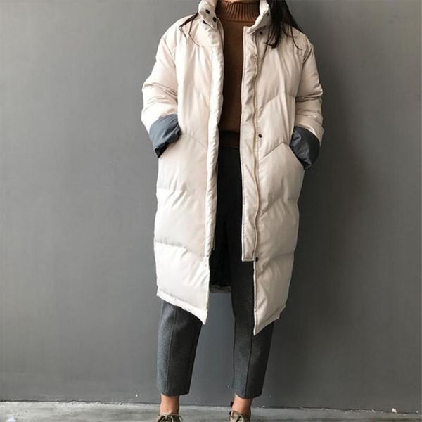 european and american womens cotton padded jacket long coat warm bread clothing korean version students cotton padded jackets, Black
european and american womens cotton padded jacket long coat warm bread clothing korean version students cotton padded jackets, Black
