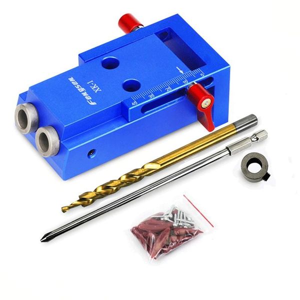 мини стиль карманные hole jig kit system + 9,5мм step drill bit принадлежности для деревообрабатывающих столярные изделия из дерева набор ин
мини стиль карманные hole jig kit system + 9,5мм step drill bit принадлежности для деревообрабатывающих столярные изделия из дерева набор ин