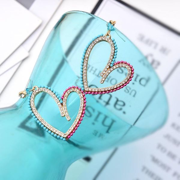 ztech elegant heart pendants with blue beads korean style earrings for women students party pendientes dress fashion jewelry, Silver
ztech elegant heart pendants with blue beads korean style earrings for women students party pendientes dress fashion jewelry, Silver