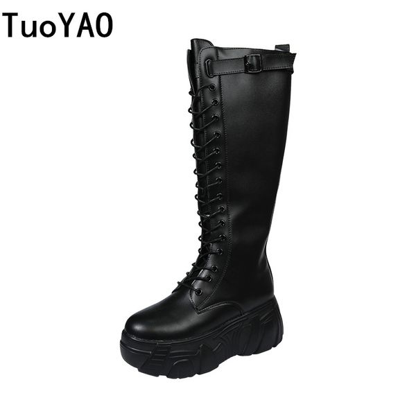 осень сапоги женщины колено высокие сапоги pantent lether lace-up thick sole длинные нескользящие черный .5cm платформы обувь женщина, Black
осень сапоги женщины колено высокие сапоги pantent lether lace-up thick sole длинные нескользящие черный .5cm платформы обувь женщина, Black