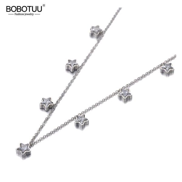 chokers bobotuu trendy bohemia stainless steel cz crystal love star choker necklaces for women girl chic charm pendant necklace bn19204, Golden;silver
chokers bobotuu trendy bohemia stainless steel cz crystal love star choker necklaces for women girl chic charm pendant necklace bn19204, Golden;silver