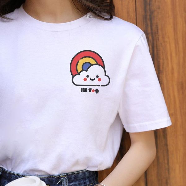 новая rainbow harajuku kawaii смешные футболки женщины ullzang 90s футболка графический корейский стиль футболка мода топ tees женский, White
новая rainbow harajuku kawaii смешные футболки женщины ullzang 90s футболка графический корейский стиль футболка мода топ tees женский, White