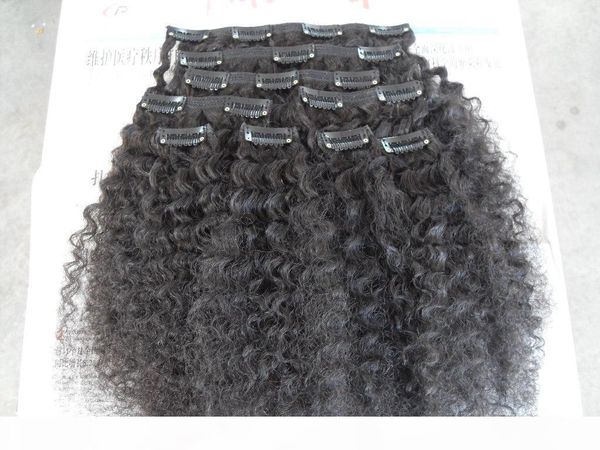 new brazilian kinky curly hair weft clip in hair extensions unprocessed curly natural black color human extensions can be dyed, Black;brown
new brazilian kinky curly hair weft clip in hair extensions unprocessed curly natural black color human extensions can be dyed, Black;brown