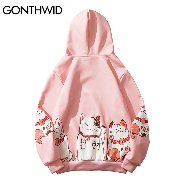thin hooded sweatshirts streetwear hip hop harajuku men fashion casual lucky cat print hoodies pullover outwear kg-197, Black
thin hooded sweatshirts streetwear hip hop harajuku men fashion casual lucky cat print hoodies pullover outwear kg-197, Black