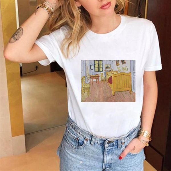 new van gogh t shirt women female t-shirt funny tee shirts harajuku ulzzang korean style aesthetic art casual femme clothes, White
new van gogh t shirt women female t-shirt funny tee shirts harajuku ulzzang korean style aesthetic art casual femme clothes, White