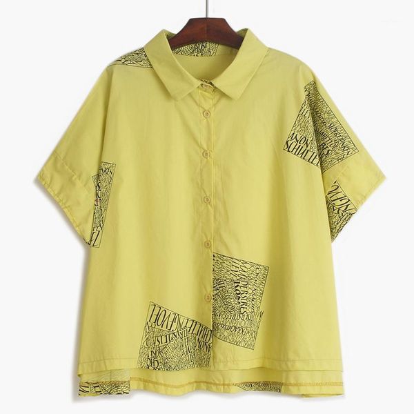 print shirt female cotton wild casual fashion women blouses and 2020 spring and summer new women clothing t7451, White 
print shirt female cotton wild casual fashion women blouses and 2020 spring and summer new women clothing t7451, White