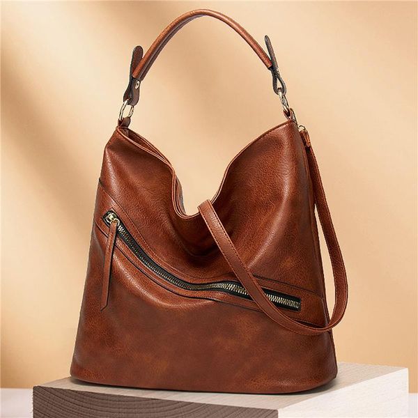 women bag oil wax women leather handbags luxury lady hand bags with purse pocket messenger bag big tote sac bols
women bag oil wax women leather handbags luxury lady hand bags with purse pocket messenger bag big tote sac bols