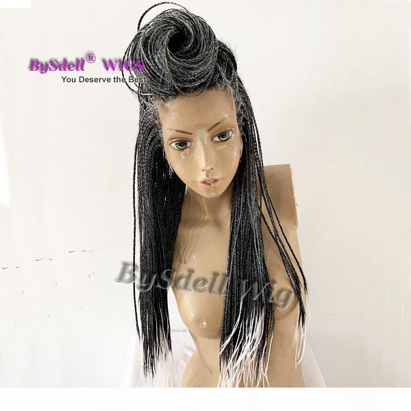 african american box braid hair wig synthetic black mix white ombre color 3x braid hair braids lace front wigs for black& white women
african american box braid hair wig synthetic black mix white ombre color 3x braid hair braids lace front wigs for black& white women