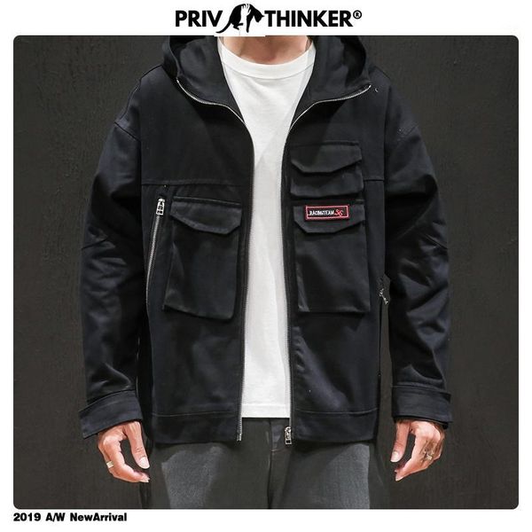 japan style men jackets 2020 autumn vintage black zipper jacket streetwear man casual loose coats 5xl1, Black;brown
japan style men jackets 2020 autumn vintage black zipper jacket streetwear man casual loose coats 5xl1, Black;brown