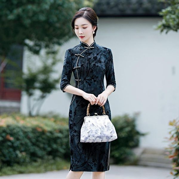 chinese traditional vintage velour women cheongsam elegant half sleeve short qipao classic mandarin collar dress big size 4xl1, Red
chinese traditional vintage velour women cheongsam elegant half sleeve short qipao classic mandarin collar dress big size 4xl1, Red