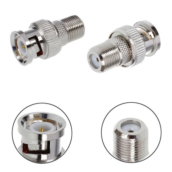 Coaxial RF connector F busbar to BNC busbar Q9-FK antenna RF connector video adapter
Coaxial RF connector F busbar to BNC busbar Q9-FK antenna RF connector video adapter