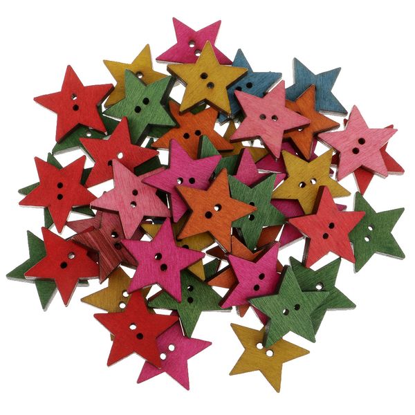 50 pieces rustic wood painted star shapes sewing wooden buttons for clothes decorative button crafts scrapbooking card making crafting 25mm
50 pieces rustic wood painted star shapes sewing wooden buttons for clothes decorative button crafts scrapbooking card making crafting 25mm
