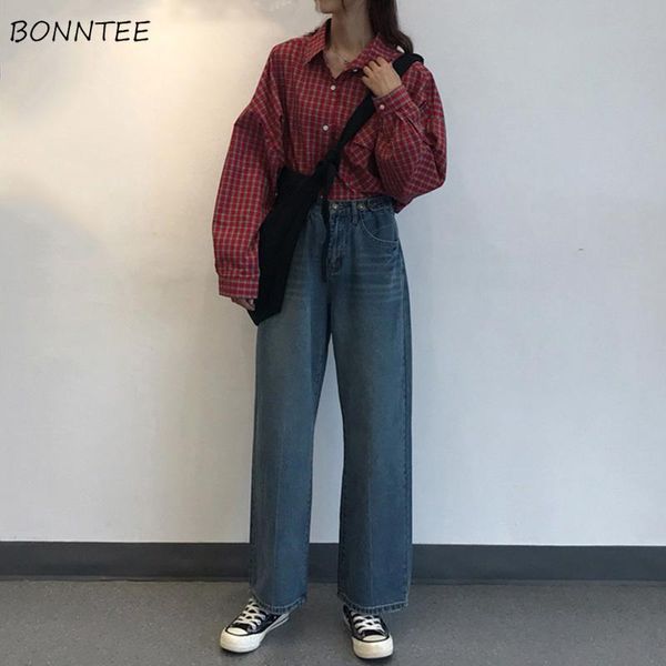 jeans woman loose retro wide leg high waist korean style all-match womens ankle-length jean simple leisure zipper daily chic, Blue
jeans woman loose retro wide leg high waist korean style all-match womens ankle-length jean simple leisure zipper daily chic, Blue