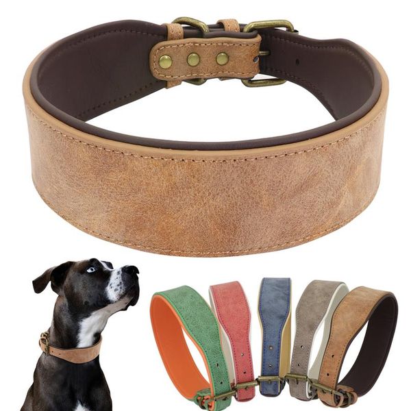 wide leather dog collar large soft padded pet dog collars perro for medium large dogs pitbull german shepherd bulldo wmtltu
wide leather dog collar large soft padded pet dog collars perro for medium large dogs pitbull german shepherd bulldo wmtltu