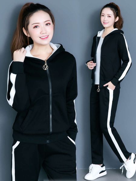 1autumn suit plush girls sports warm winter sweater two sets of student leisure sportswear, Gray
1autumn suit plush girls sports warm winter sweater two sets of student leisure sportswear, Gray