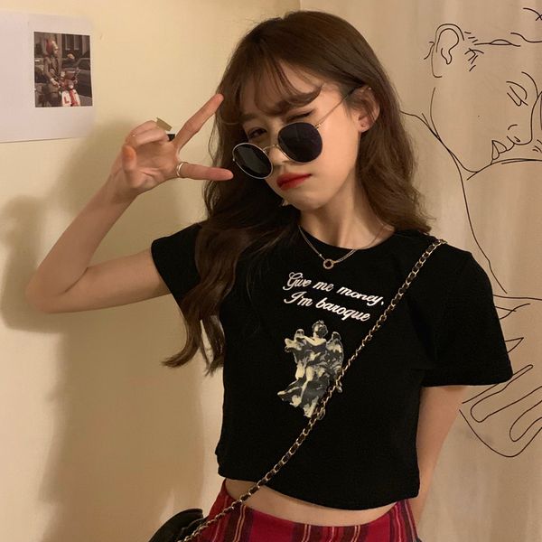 2021 new 2 colors summer korean cartoon style print short sleeve women's t-shirt (c2270) uhoh, White
2021 new 2 colors summer korean cartoon style print short sleeve women's t-shirt (c2270) uhoh, White