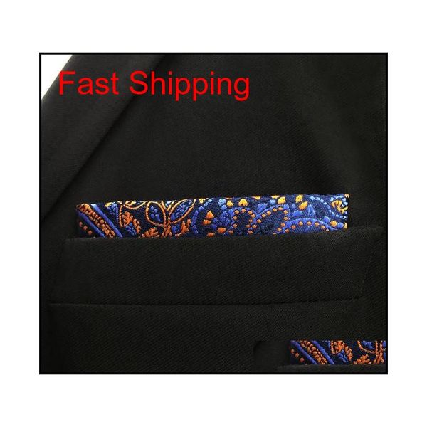 qh8 handkerchief paisley orange blue black pocket square mens necktie qylwtn dh_seller2010, Blue;white 
qh8 handkerchief paisley orange blue black pocket square mens necktie qylwtn dh_seller2010, Blue;white