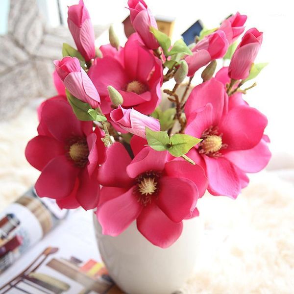 decorative flowers & wreaths artificial silk magnolia branch wedding party supplies home office simulation decorations 6 colors 6a12581
decorative flowers & wreaths artificial silk magnolia branch wedding party supplies home office simulation decorations 6 colors 6a12581