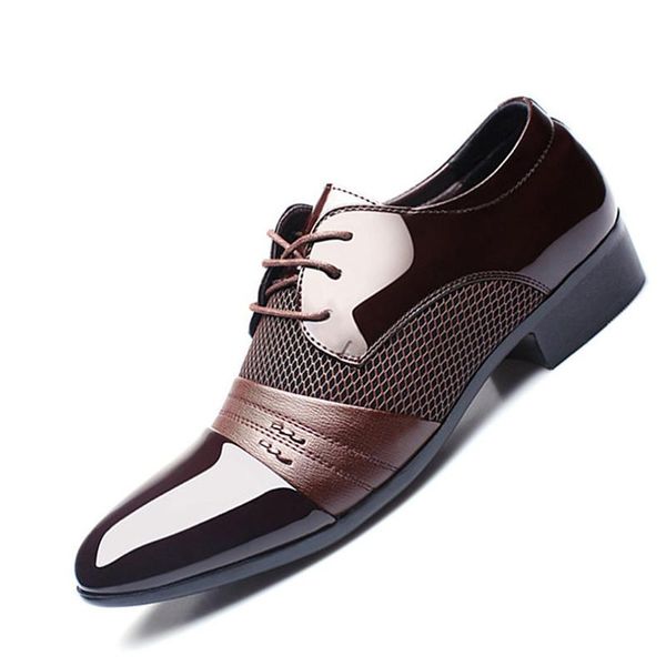 dress shoes men's fashion leather men business flat black brown breathable formal office working big size 38-48
dress shoes men's fashion leather men business flat black brown breathable formal office working big size 38-48