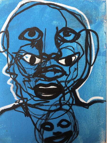 expressionism abstract blue graffiti handpainted &hd print oil painting on canvas wall home decor art pictures , f2101027
expressionism abstract blue graffiti handpainted &hd print oil painting on canvas wall home decor art pictures , f2101027