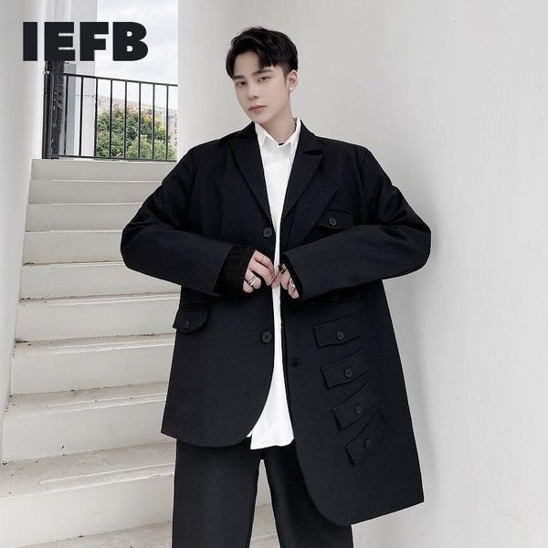 men's suits & blazers iefb irregular multi pocket deconstruction casual black asymmetric loose suit coat man design clothes 9y4750, White;black
men's suits & blazers iefb irregular multi pocket deconstruction casual black asymmetric loose suit coat man design clothes 9y4750, White;black