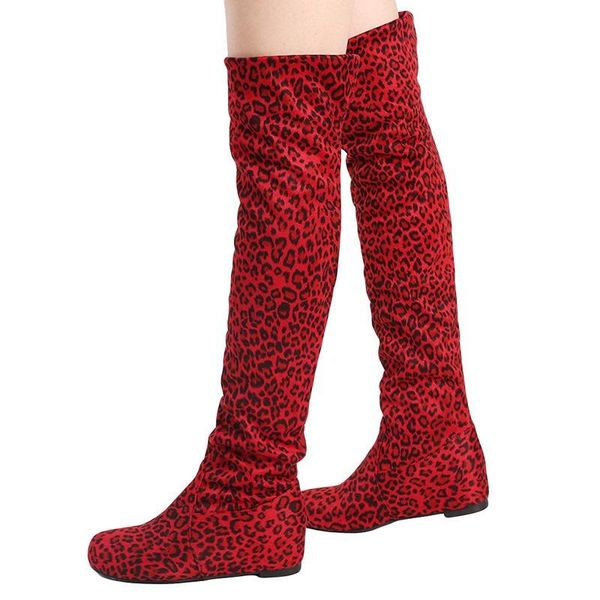 boots leopard print women autumn casual flat bottom ladies shoes winter over the knee thigh high long, Black
boots leopard print women autumn casual flat bottom ladies shoes winter over the knee thigh high long, Black