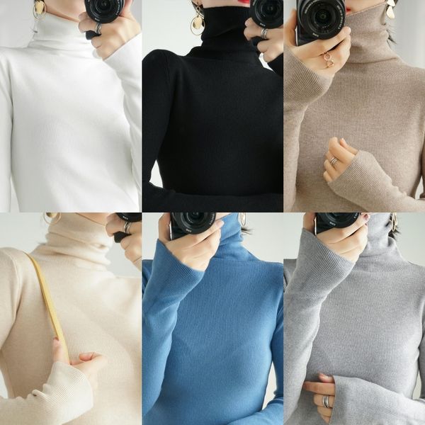 kajpn new cahmere pullover sweater neck high piled women's pullover thickened sleeve autumn and long women's knitting base sweater, White;black
kajpn new cahmere pullover sweater neck high piled women's pullover thickened sleeve autumn and long women's knitting base sweater, White;black