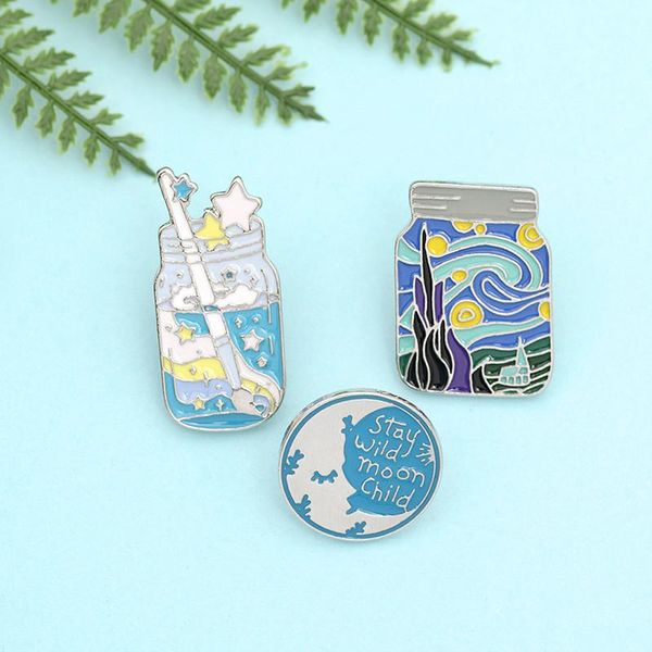 pins, brooches stay wild moon enamel for women girls fashion oil painting badge bag clothes lapel pin jewelry party gifts, Gray
pins, brooches stay wild moon enamel for women girls fashion oil painting badge bag clothes lapel pin jewelry party gifts, Gray