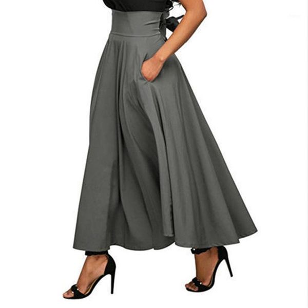 2021 autumn long skirt with pocket cotton solid ankle-length vintage skirt for women back bow tie long1, Black
2021 autumn long skirt with pocket cotton solid ankle-length vintage skirt for women back bow tie long1, Black