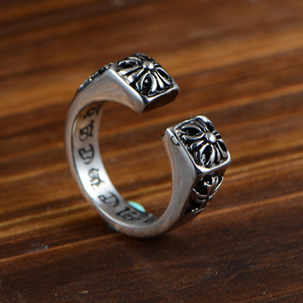 fashion trend brand chrom&hearts retro cross band rings men stainless steel hip hop rock male jewelry open rings accessories, Silver
fashion trend brand chrom&hearts retro cross band rings men stainless steel hip hop rock male jewelry open rings accessories, Silver