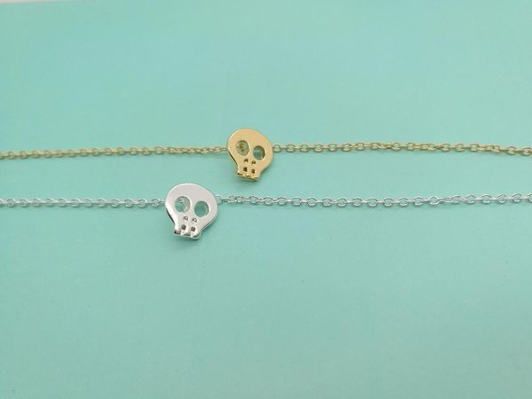 charm bracelets tiny cute metal sugar cool skeleton skull bracelet simple animal face head for women, Golden;silver
charm bracelets tiny cute metal sugar cool skeleton skull bracelet simple animal face head for women, Golden;silver
