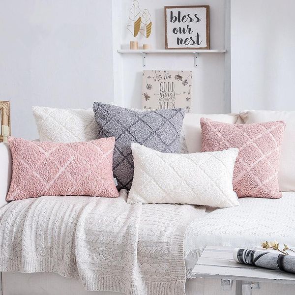 cushion/decorative pillow 45x45/50x30cm cream white/pink/khaki/grey lamb plush cushion cover solid color quilted fluffy case lumbar
cushion/decorative pillow 45x45/50x30cm cream white/pink/khaki/grey lamb plush cushion cover solid color quilted fluffy case lumbar