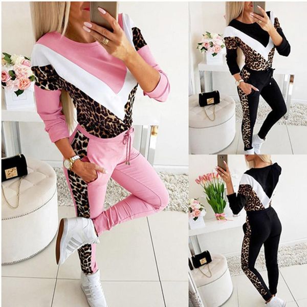 tracksuit women long sleeve two piece set outfits color matching drawstring design stripe print +leopard print pocket pants1, Gray
tracksuit women long sleeve two piece set outfits color matching drawstring design stripe print +leopard print pocket pants1, Gray