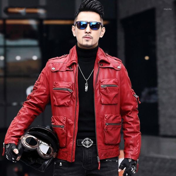 tcyeek 100% real sheepskin coat men autumn winter clothes 2020 streetwear genuine leather jacket fit moto biker coats b19ja191881, Black
tcyeek 100% real sheepskin coat men autumn winter clothes 2020 streetwear genuine leather jacket fit moto biker coats b19ja191881, Black