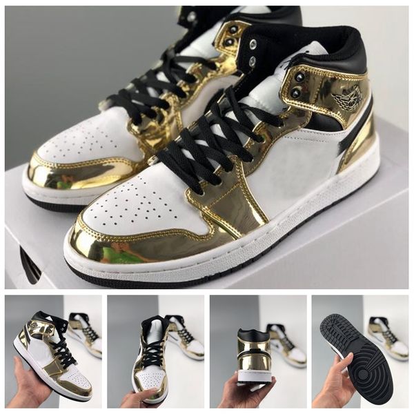 2020 new 1 mid se metallic gold mens basketball shoes 1s trainers sneakers sports des chaussures zapatos with box size 40-46
2020 new 1 mid se metallic gold mens basketball shoes 1s trainers sneakers sports des chaussures zapatos with box size 40-46