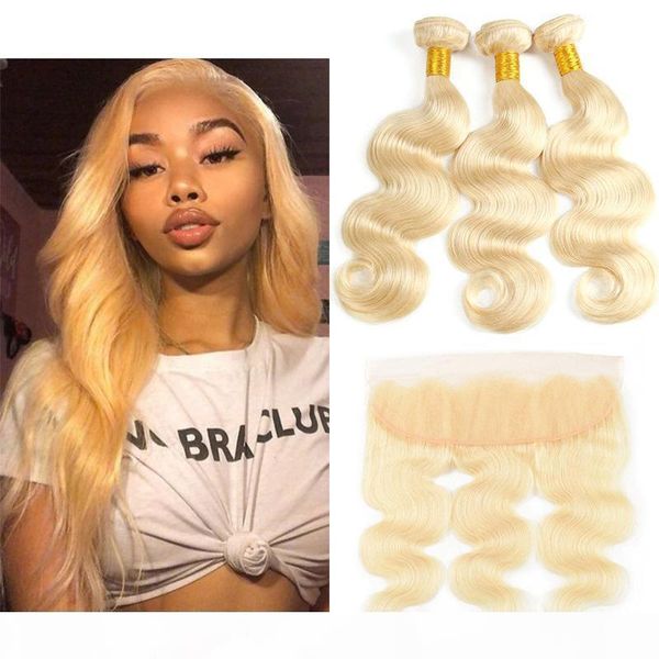 peruvian virgin hair 613 blonde bundles with frontal body wave peruvian human hair weave 2 3 bundles with 13x4 part lace frontal, Black;brown
peruvian virgin hair 613 blonde bundles with frontal body wave peruvian human hair weave 2 3 bundles with 13x4 part lace frontal, Black;brown
