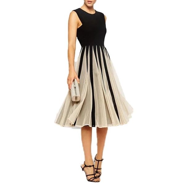 jewel sleeveless knee length lady evening gowns vestido de novia for party a-line pretty dresses for formal prom dresses, Black
jewel sleeveless knee length lady evening gowns vestido de novia for party a-line pretty dresses for formal prom dresses, Black