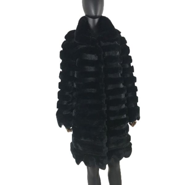 women's fur & faux women genuine rex coat jacket winter long warm outwear fashion black overcoat
women's fur & faux women genuine rex coat jacket winter long warm outwear fashion black overcoat